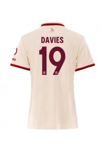 Fotbalové Dres Bayern Munich Alphonso Davies #19 Dámské Třetí Oblečení 2024-25 Krátký Rukáv